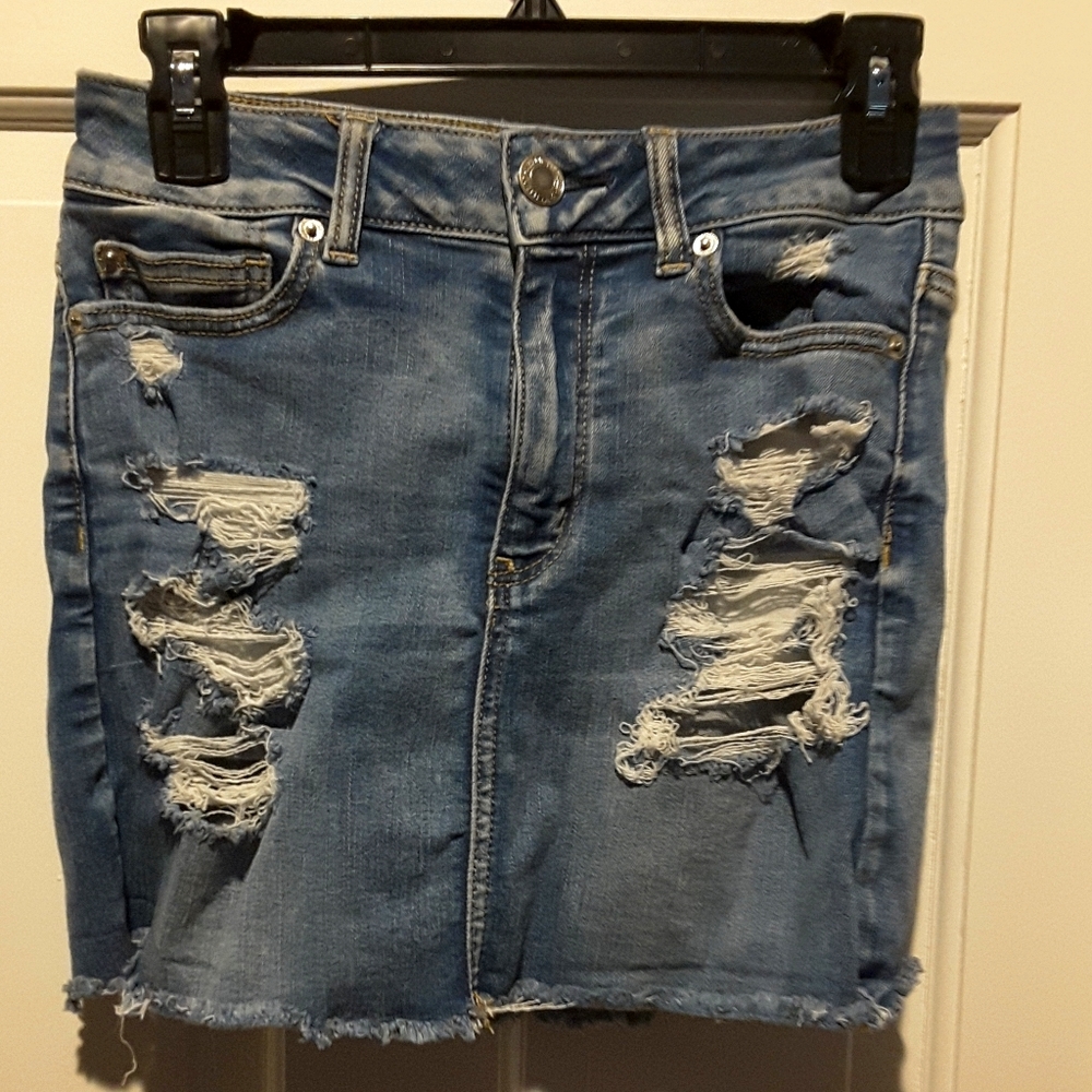 American Eagle jeans skirt size 4